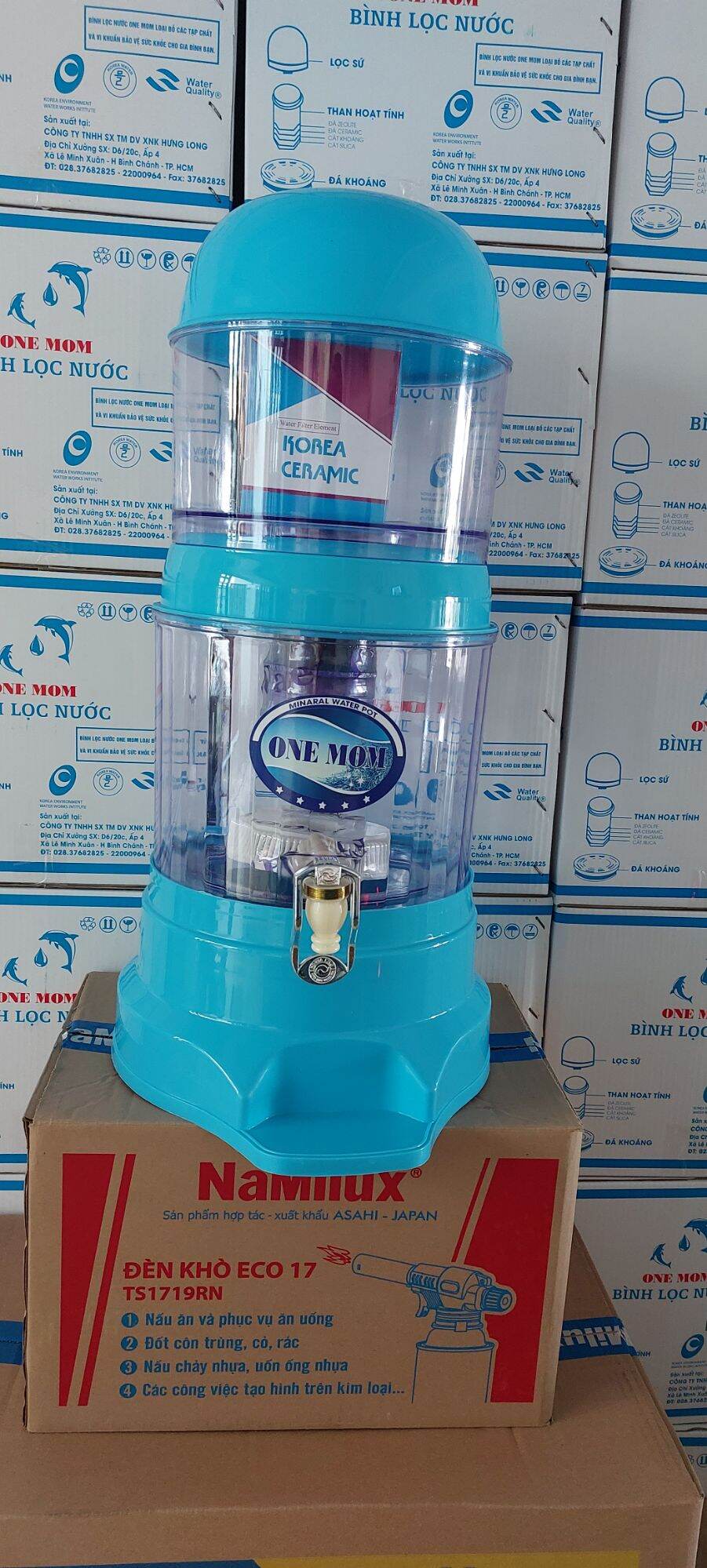 Bình lọc nước tốt màu xanh đẹp
