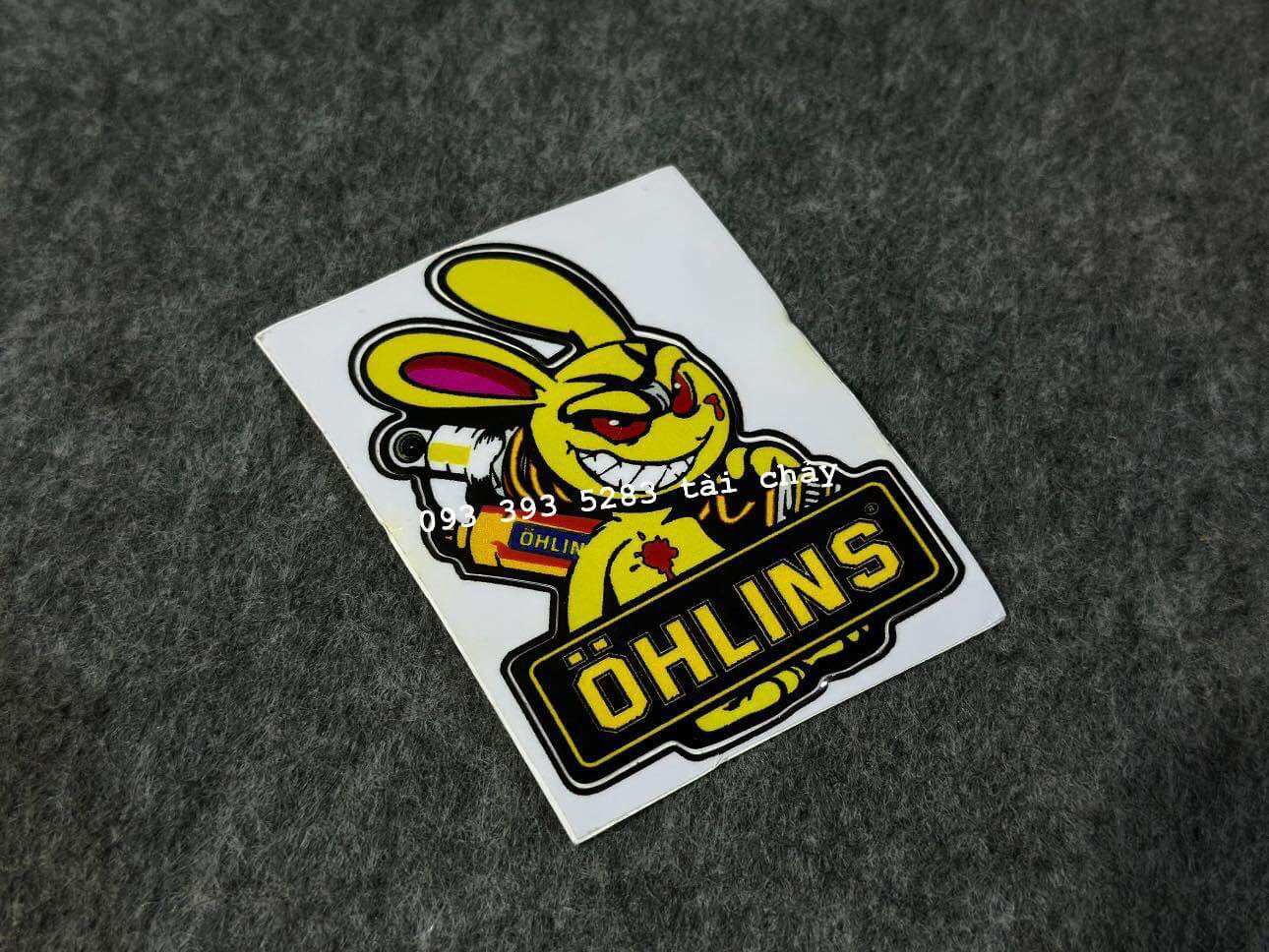[ 1 MIẾNG ] TEM STICKER THỎ OHNLINS DÁN ĐƯỢC NHIỀU VI TRÍ
