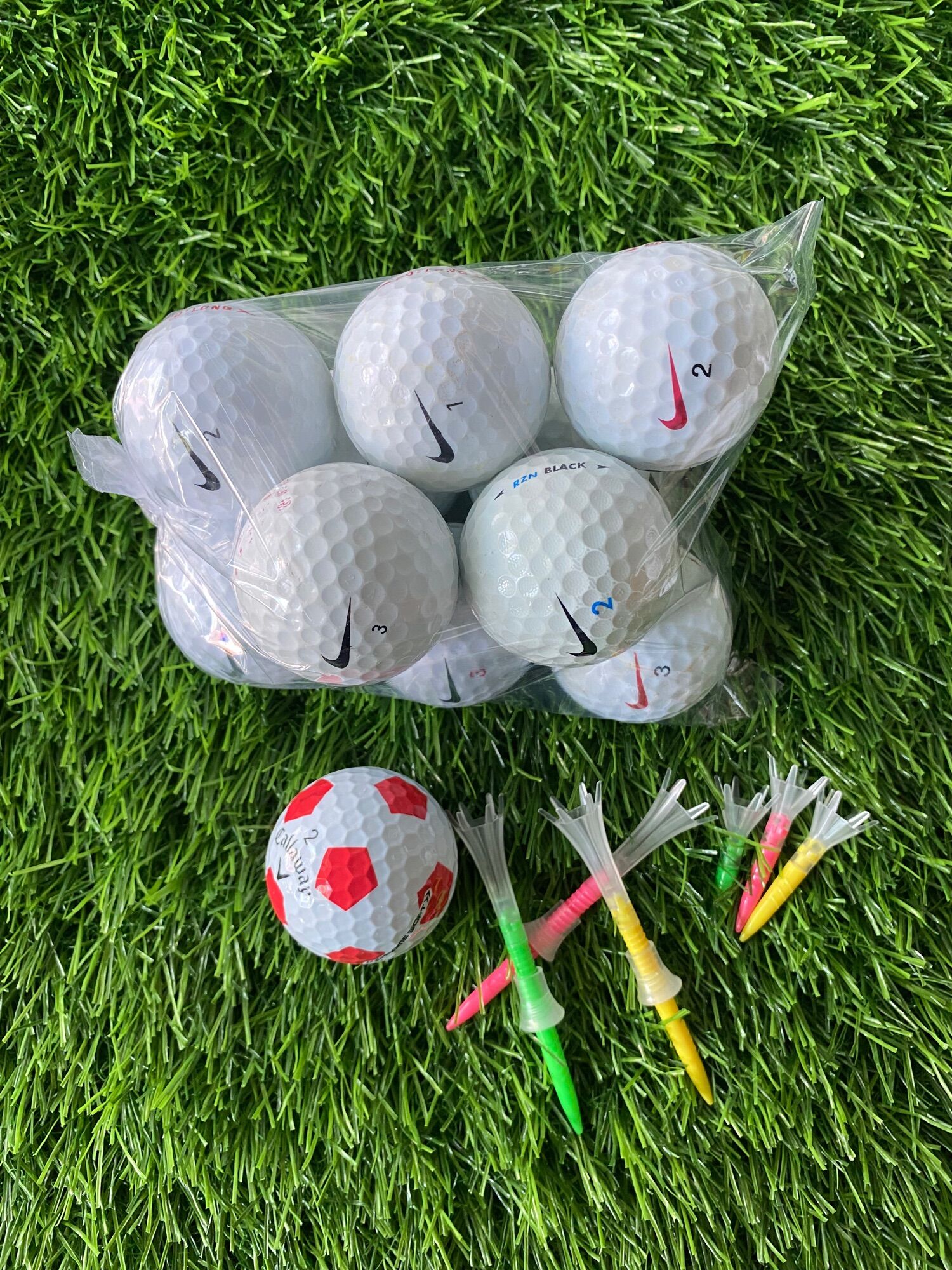 Bóng golf nhiều thương hiệu giá rẻ(combo 10 quả)