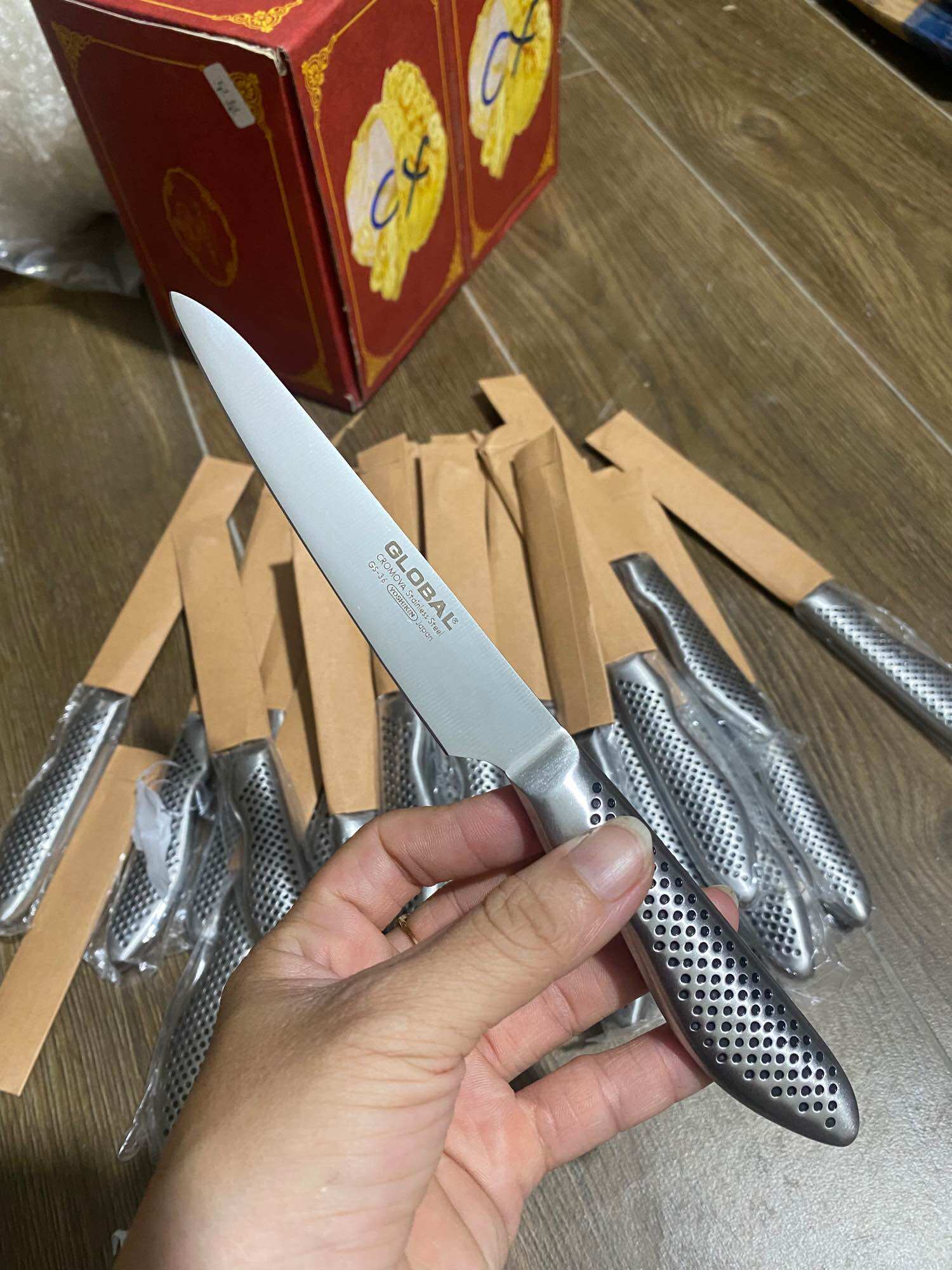 Dao gọt hoa quả global nhật 22cm