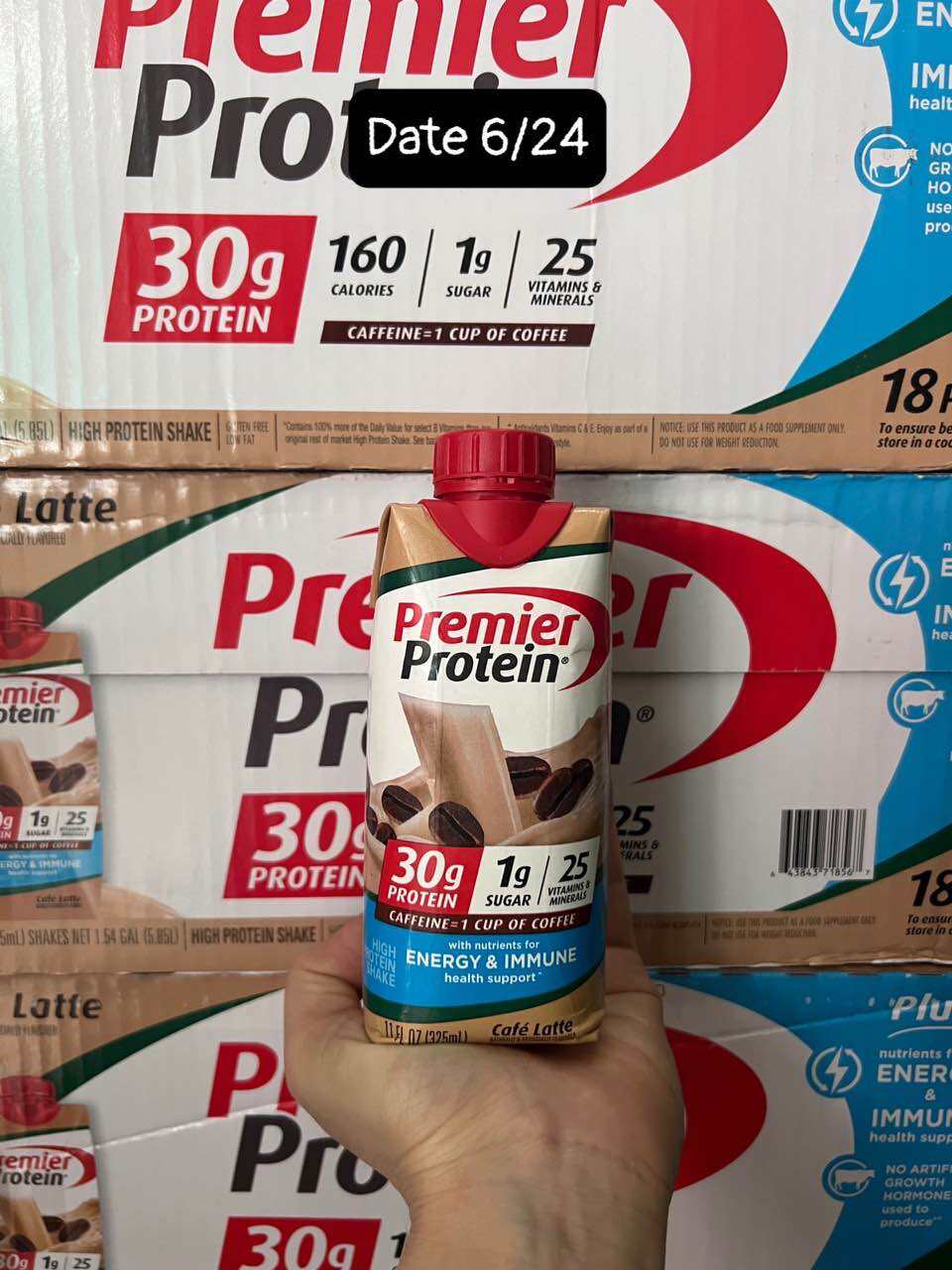 Thùng 18 hộp sữa dinh dưỡng bổ sung hàm lượng protein cao Premier Protein