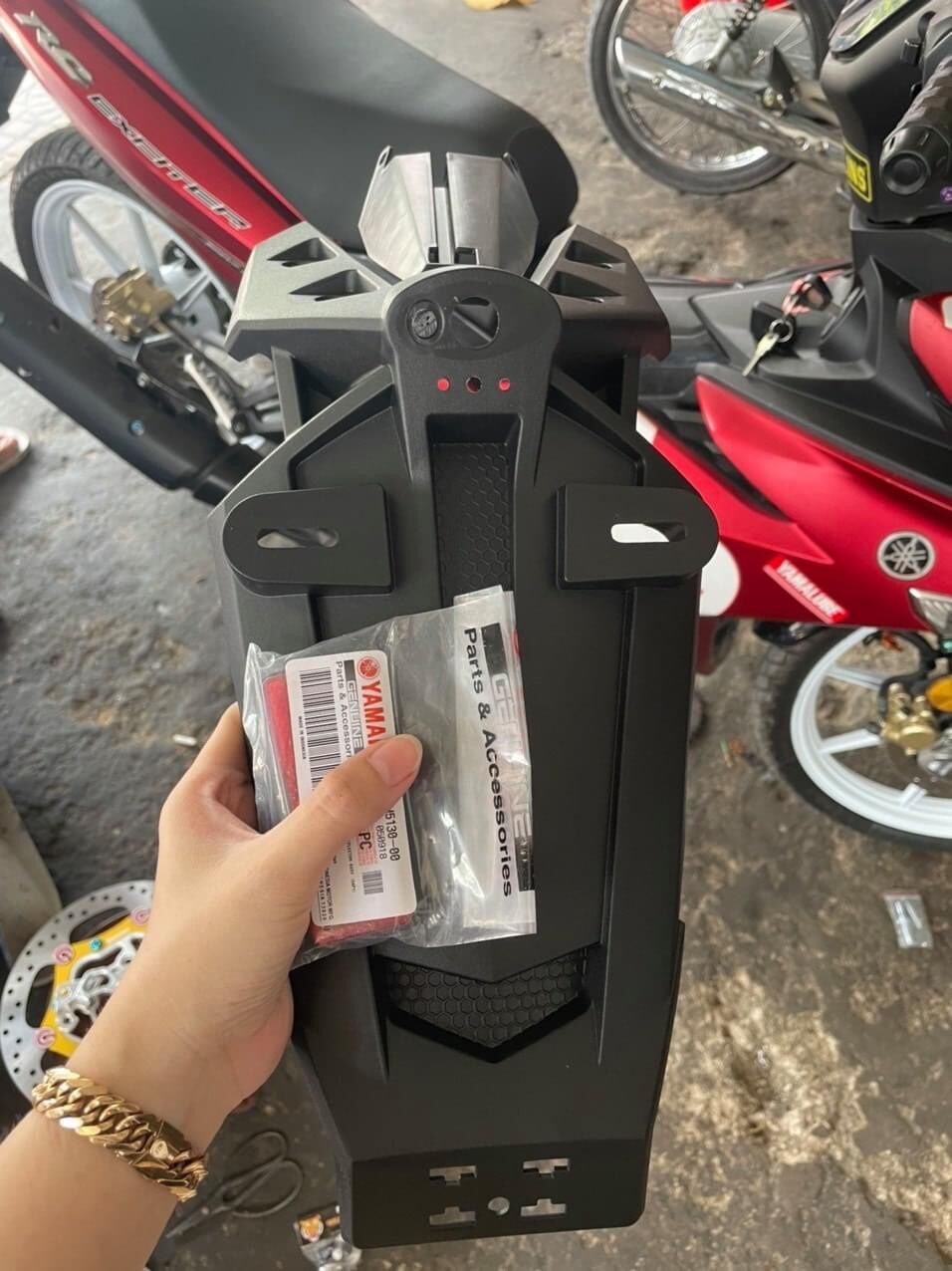COMBO DÈ SAU KIỂU MALAY + PASS TẶNG 4 ỐC SALAYA - GẮN NHƯ ZIN CHO EX150