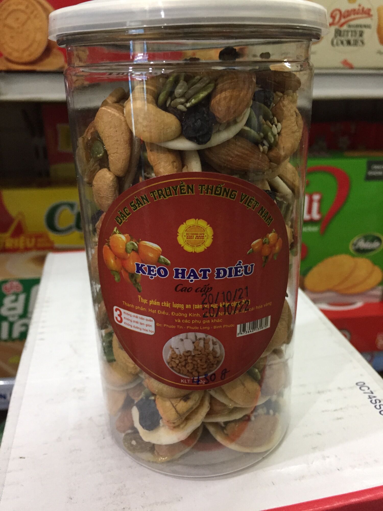 Kẹo hạt điều 400g