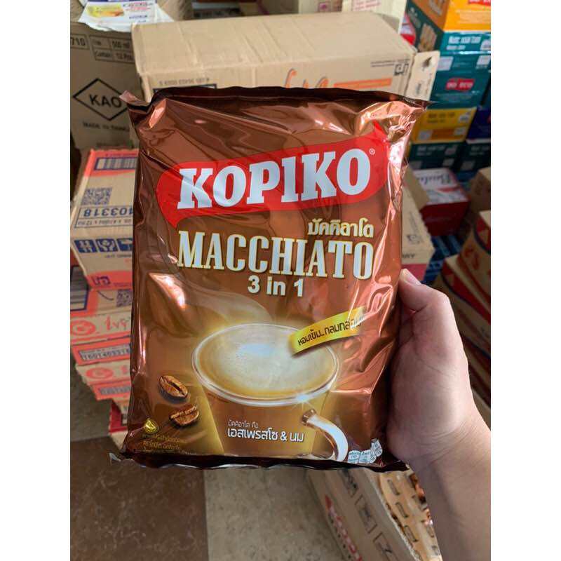 [ 480G ] Cà Phê Hòa Tan Kopiko Macchiato Thái Lan bịch 480g