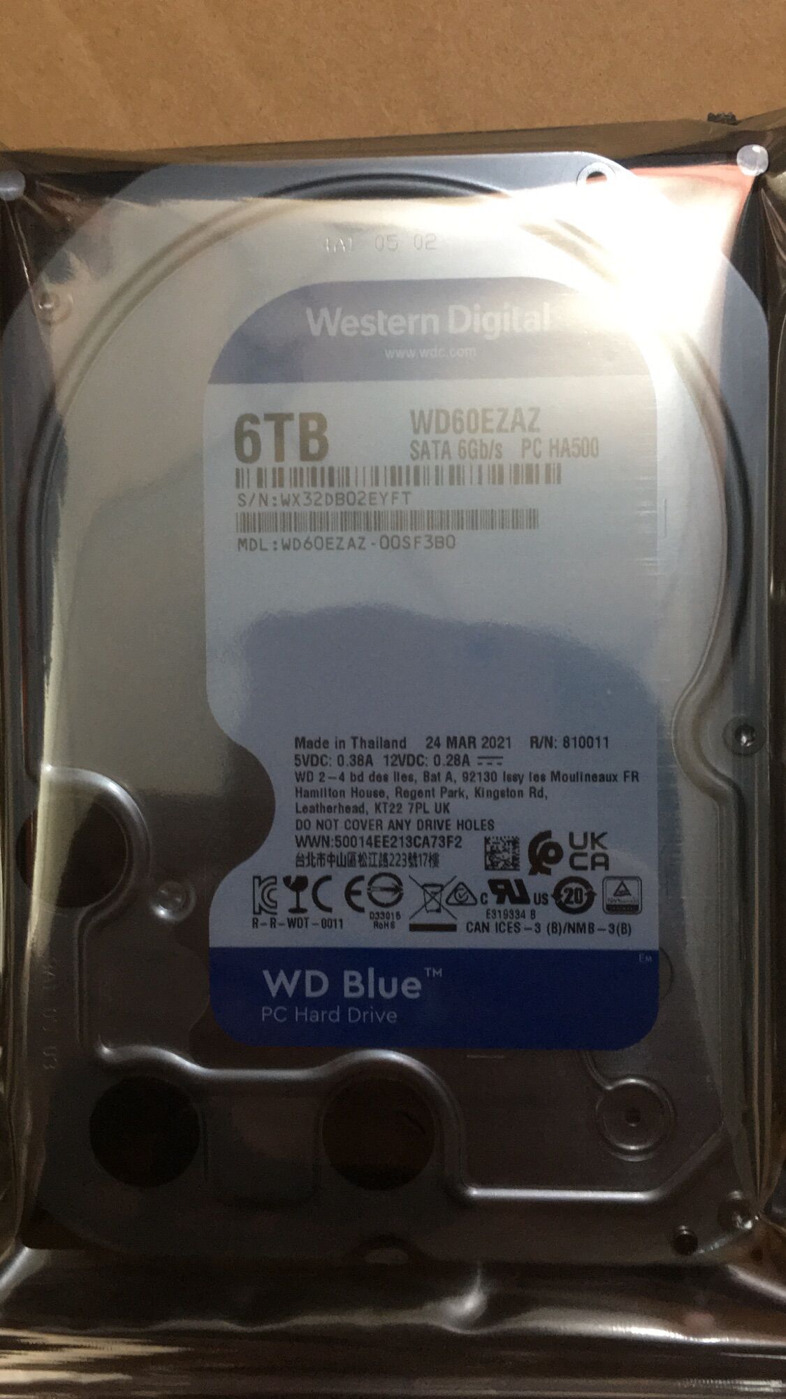 Ổ cứng HDD 6TB chính hãng