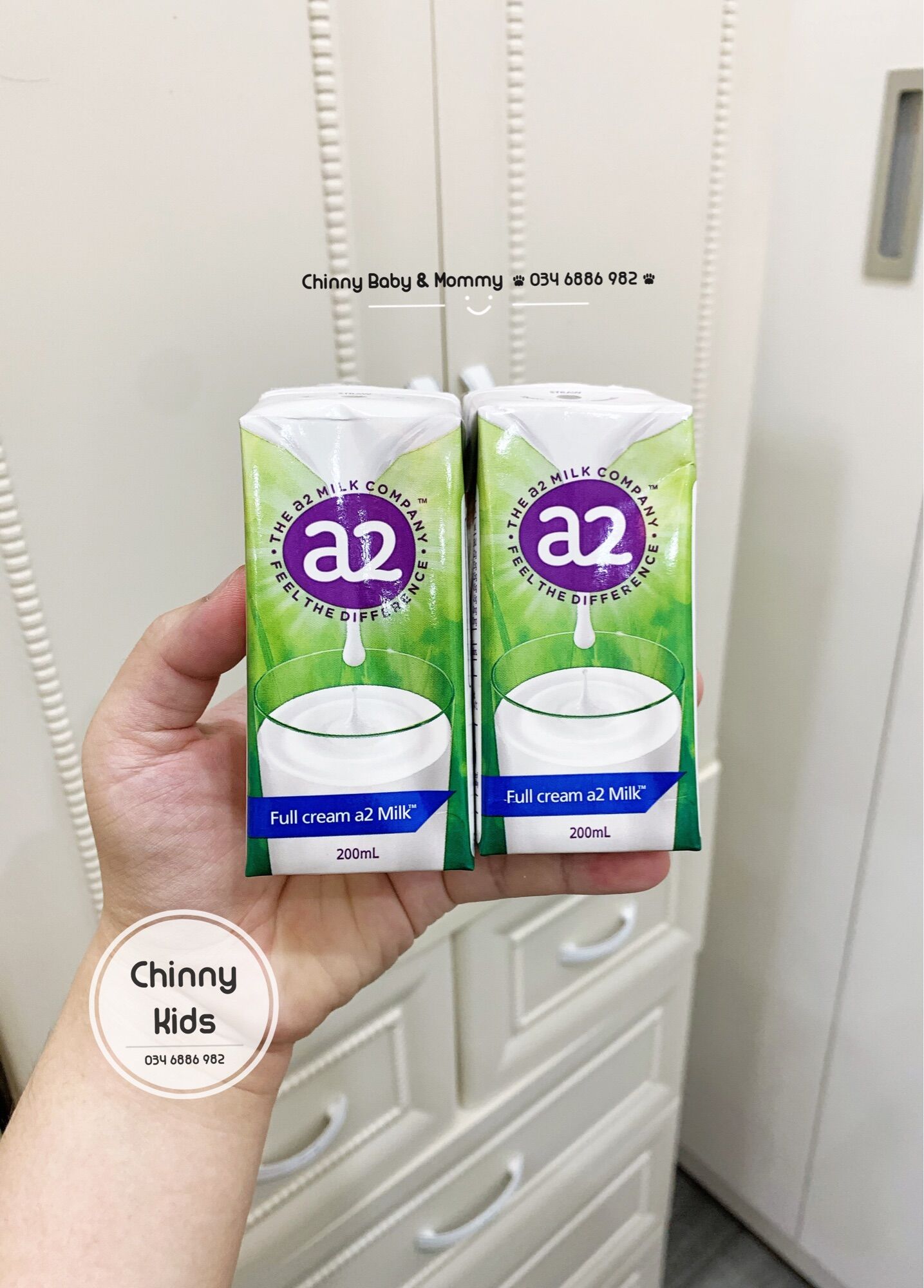 Thùng sữa tươi a2 nguyên kem úc