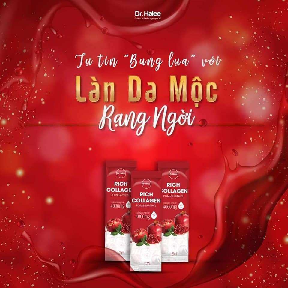 Collgen lựu đỏ nhà dr halee combo 2 hộp 1.730.000