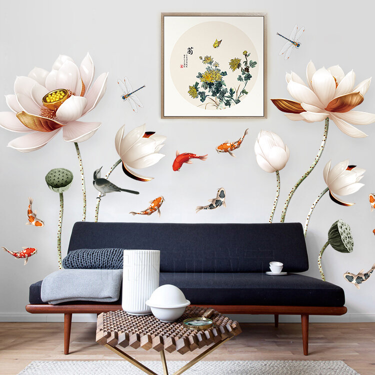 Tranh dán tường lập thể 3d tranh dán tường trang trí mặt tường lối vào phòng ngủ tường phòng khách tranh dán tường giấy dán tường tự dính tường