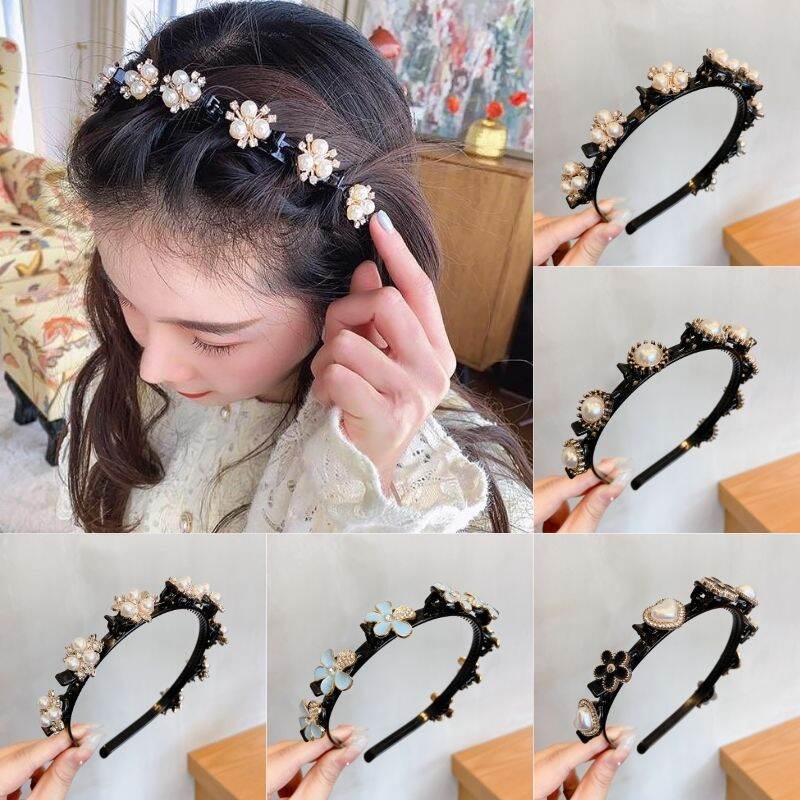 Bờm tóc có kẹp cho các chị đẹp.