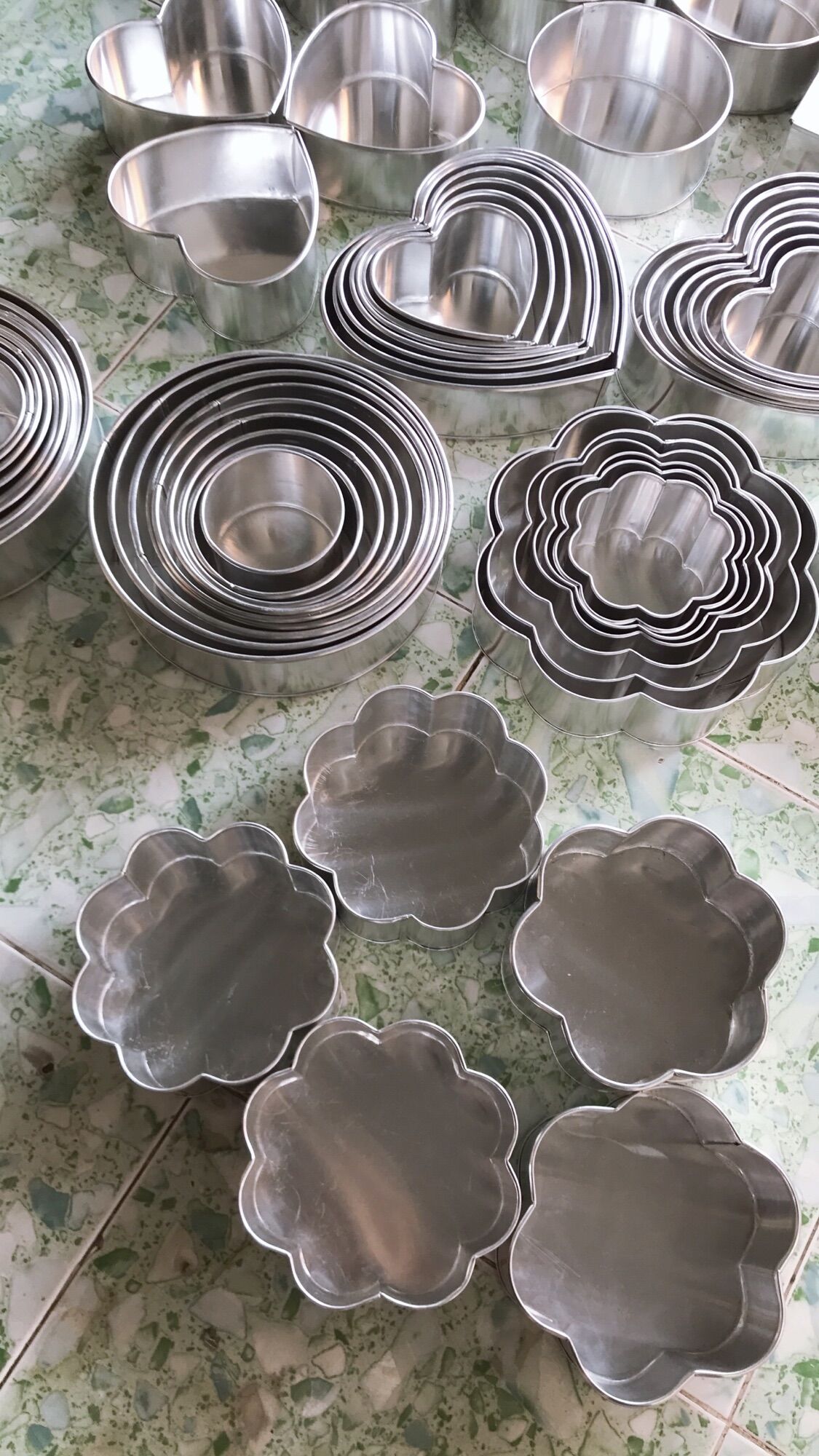 Khuôn nhôm hoa mai 26cm (gia công)