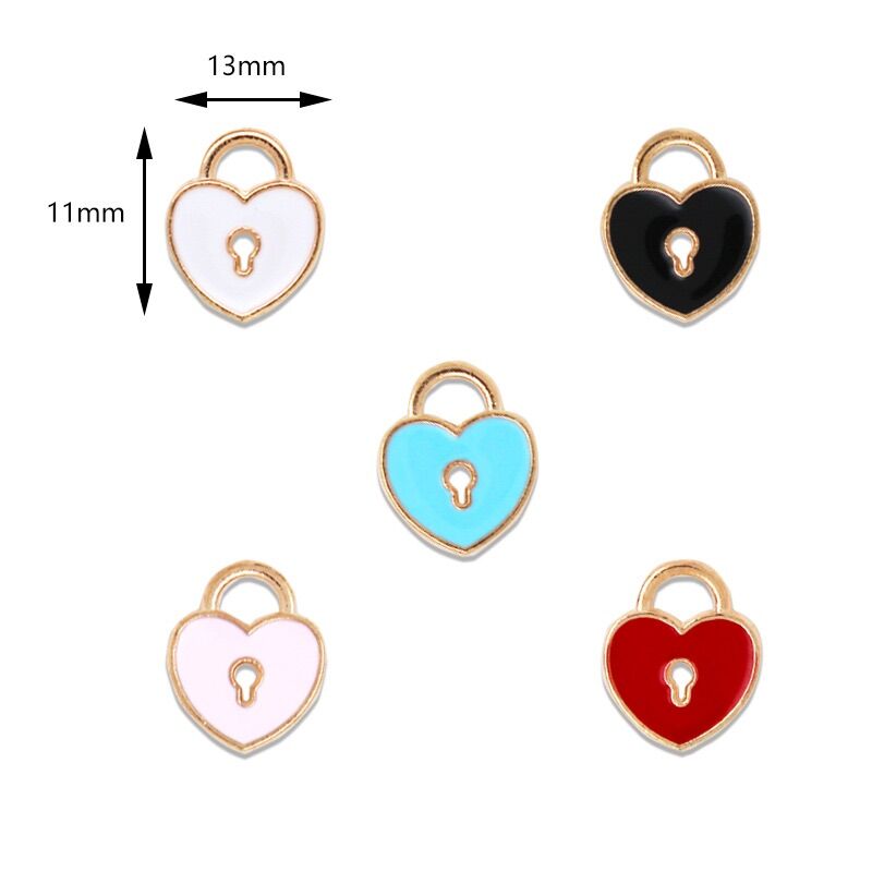 Charm ổ khoá trái tim
