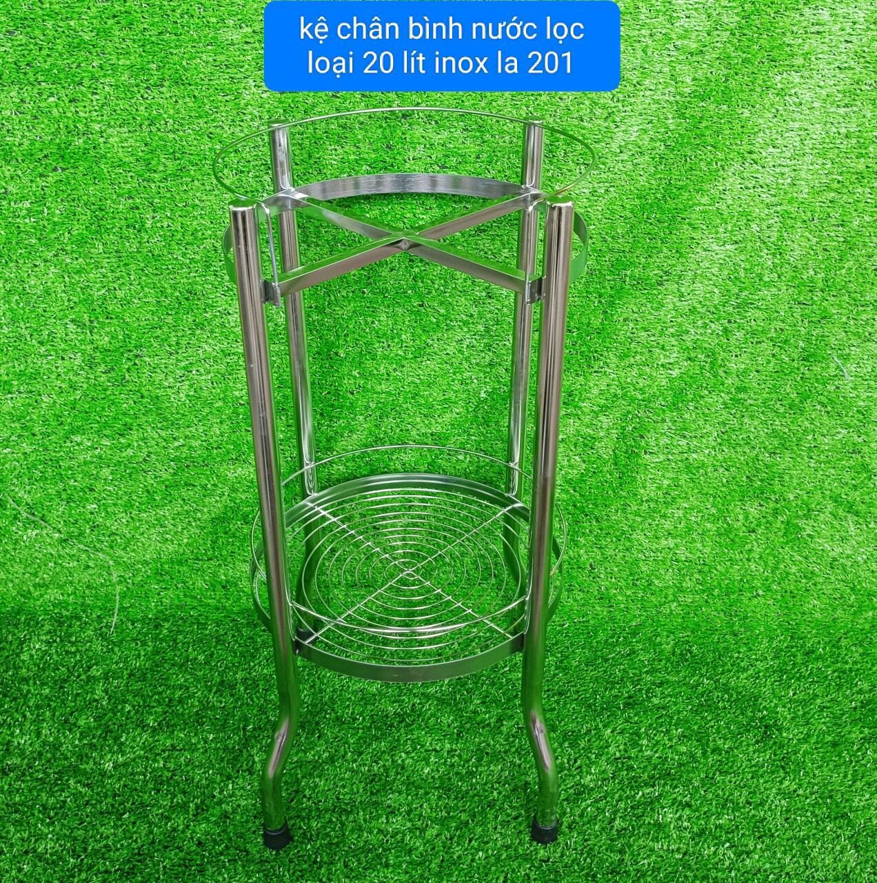 {HCM}kệ chân bình nước lọc 20lit INOX 201