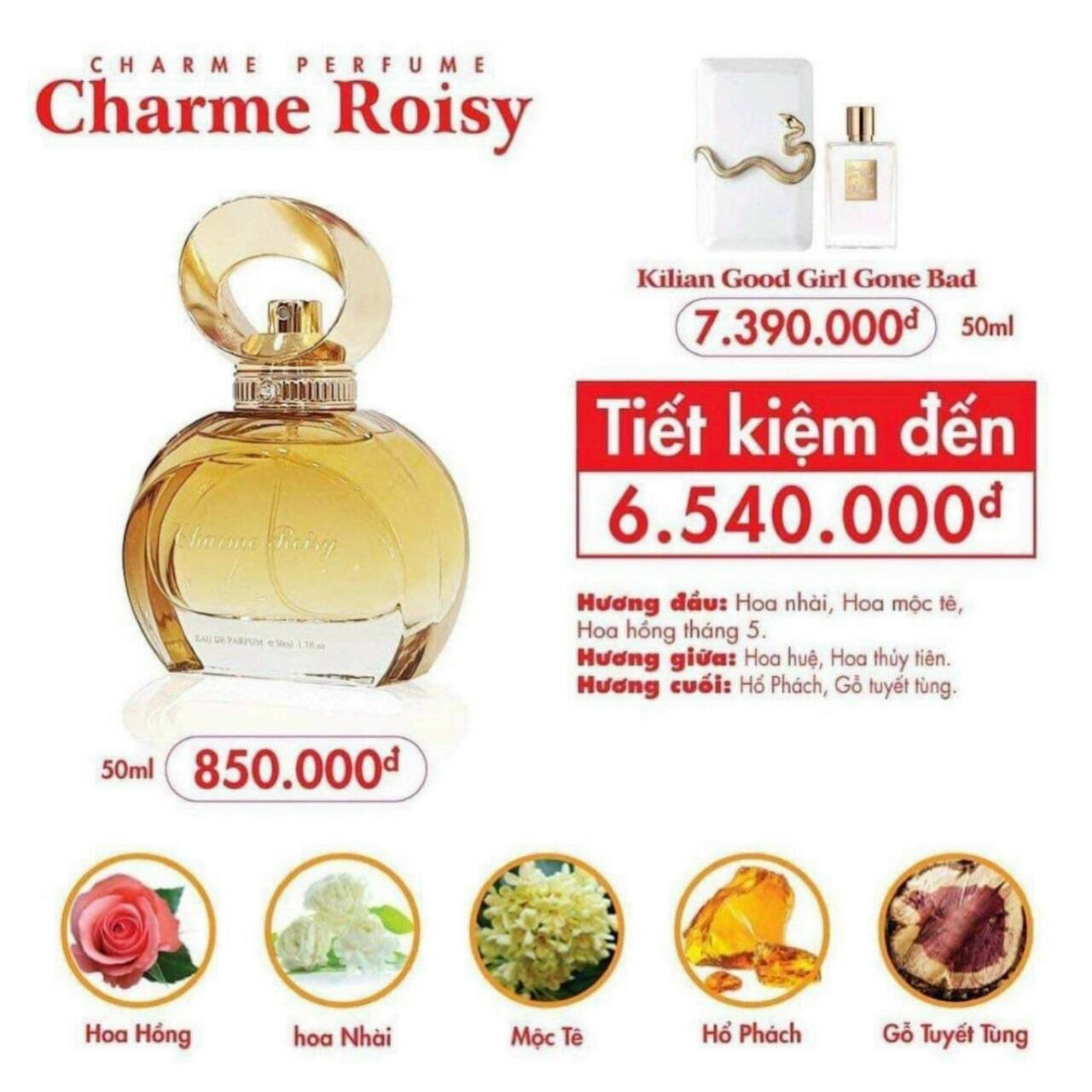 Nước hoa roisy 50ml