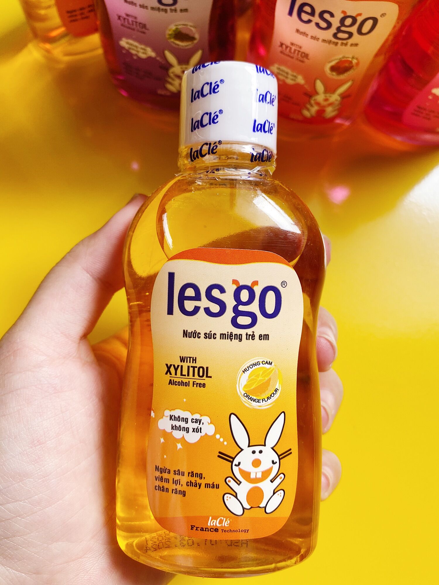 [HCM]Nước súc miệng trẻ em Lesgo 150ml