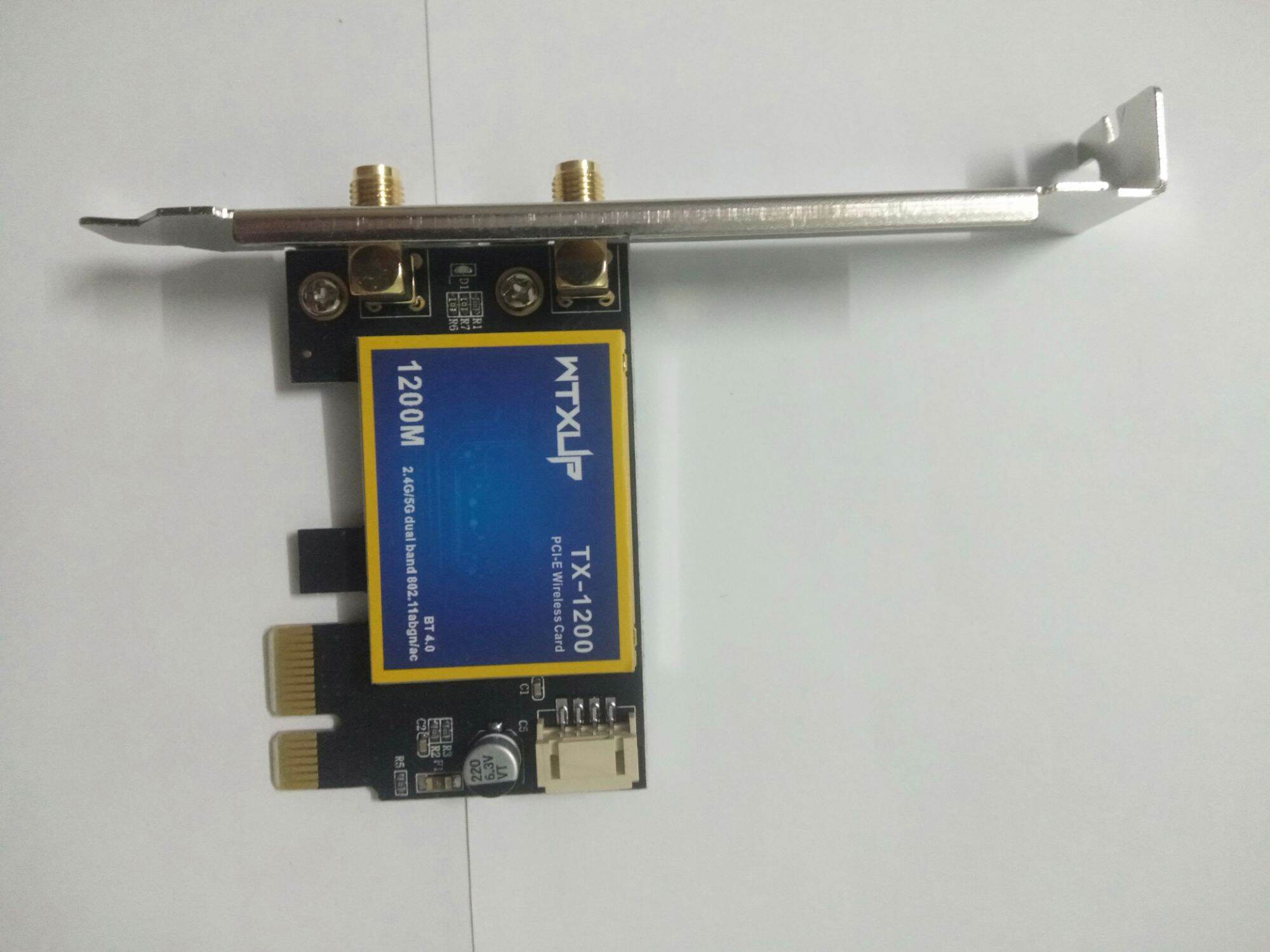 card wifi pcie Intel 7260 867mbps 2 băng tần, Bluetooth 4.0