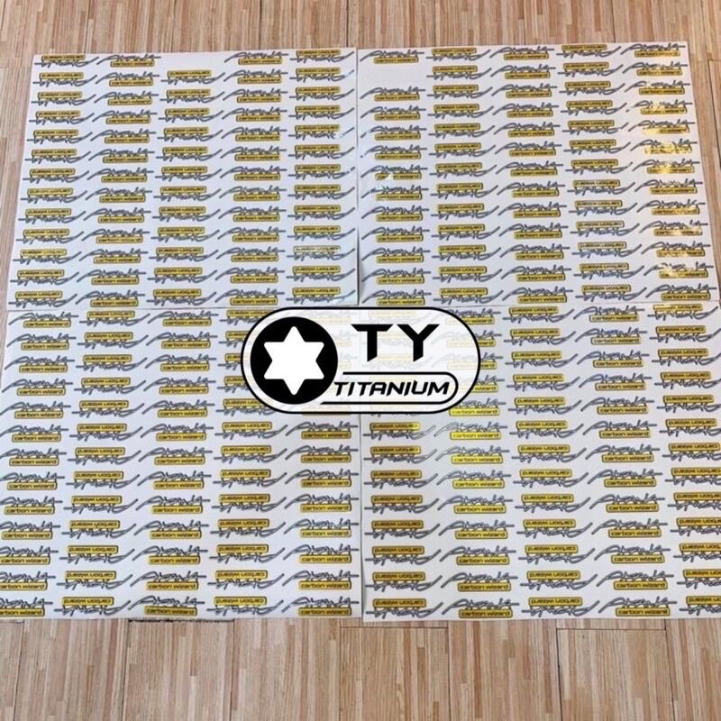 Tem Akana carbon wizard phản quang siêu đẹp dán mọi vị trí xe máy