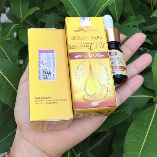 Serum mụn collagen x3 chính hãng 100%