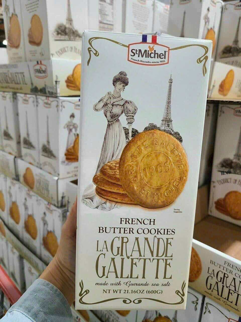 Bánh Quy Bơ La Grande Galette French Butter Cookies 600G Của Pháp