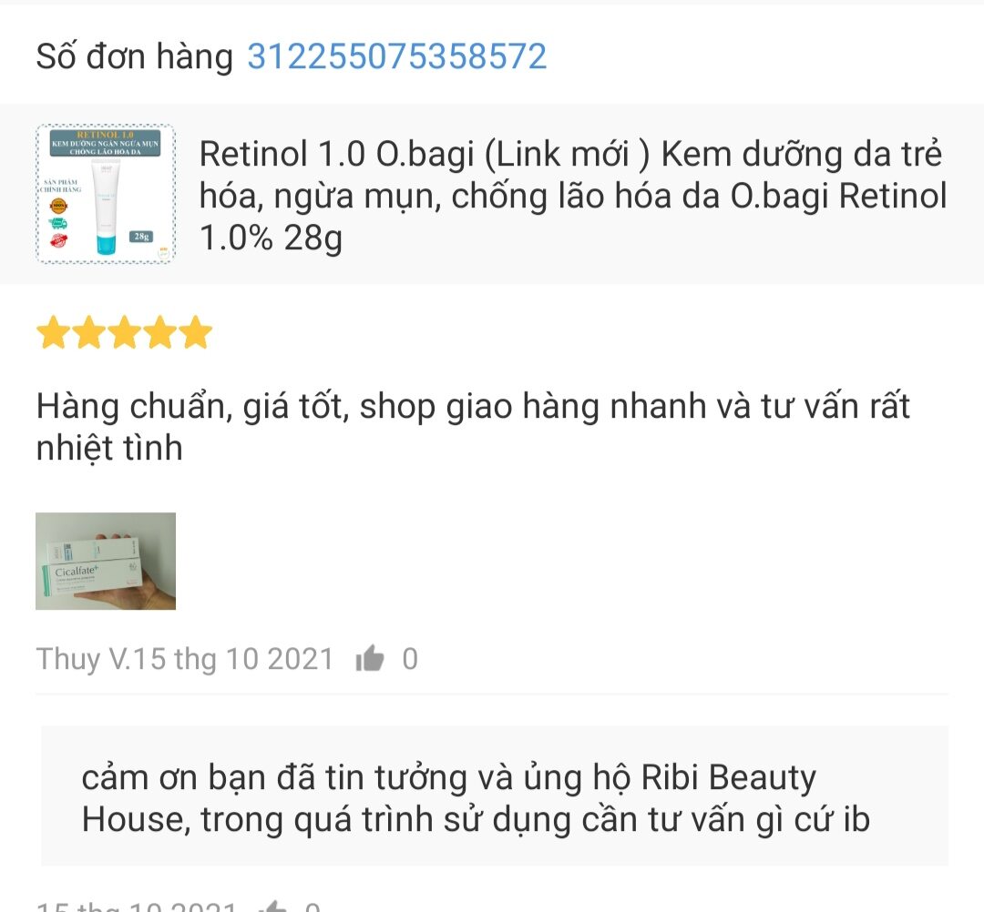 [Hàng công ty]Kem chống lão hóa Obagi's 360 Retinol 0.5%-28g