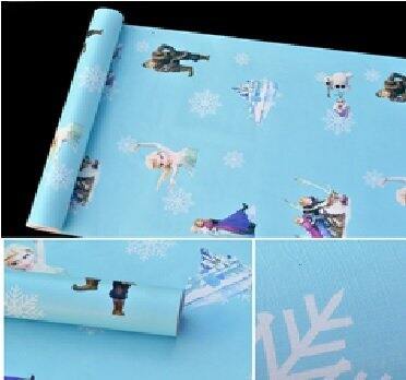 Giấy dán tường họa tiết elsa cuộn 0,45x10m