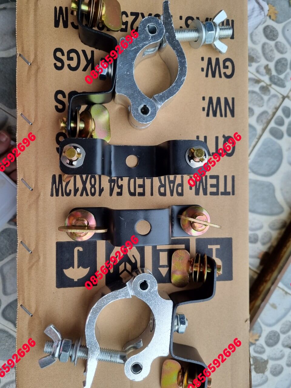 Bát bắt móc treo đèn beam 11.5cm, bộ 2 cái