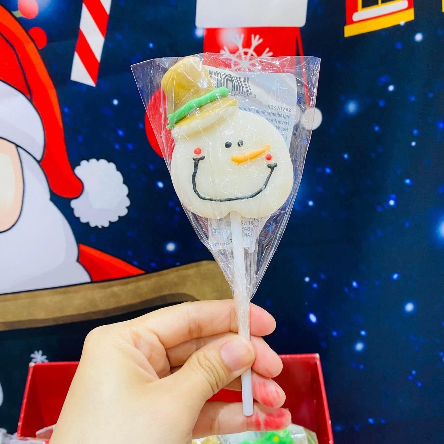Kẹo mút Noel khổng lồ (1 cây) hàng Úc