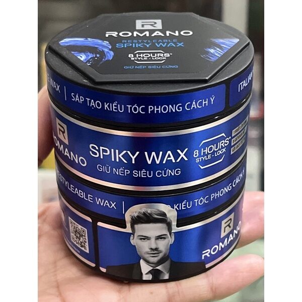 Sáp vuốt tóc romano spiky wax 68g giữ nếp siêu cứng suốt 8 giờ