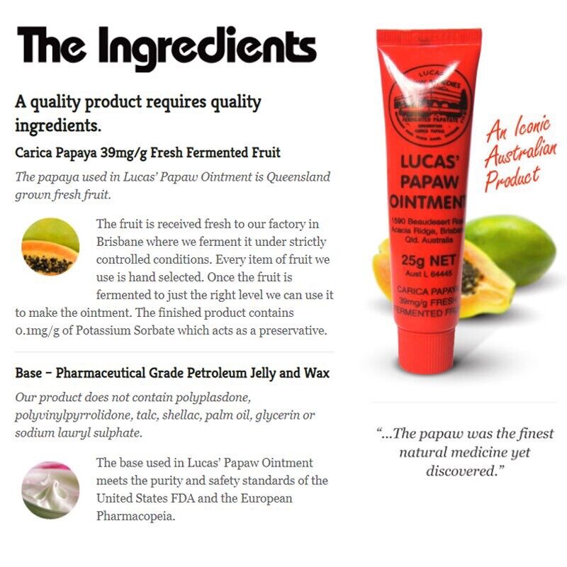 Kem Đu Đủ Đa Năng Lucas’ Papaw Ointment 25gr