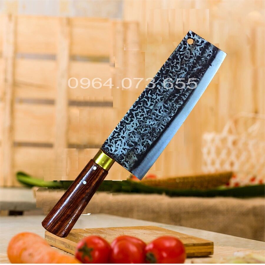 Dao thái thịt thái rau sắc bén chống dính của phúc sen rèn thủ công nhíp ô tô t01h
