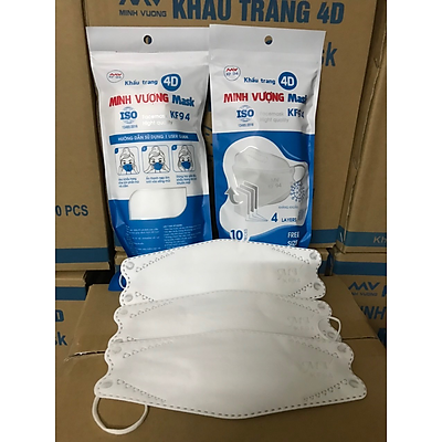 Khẩu trang kf94 đóng gói 10 cái