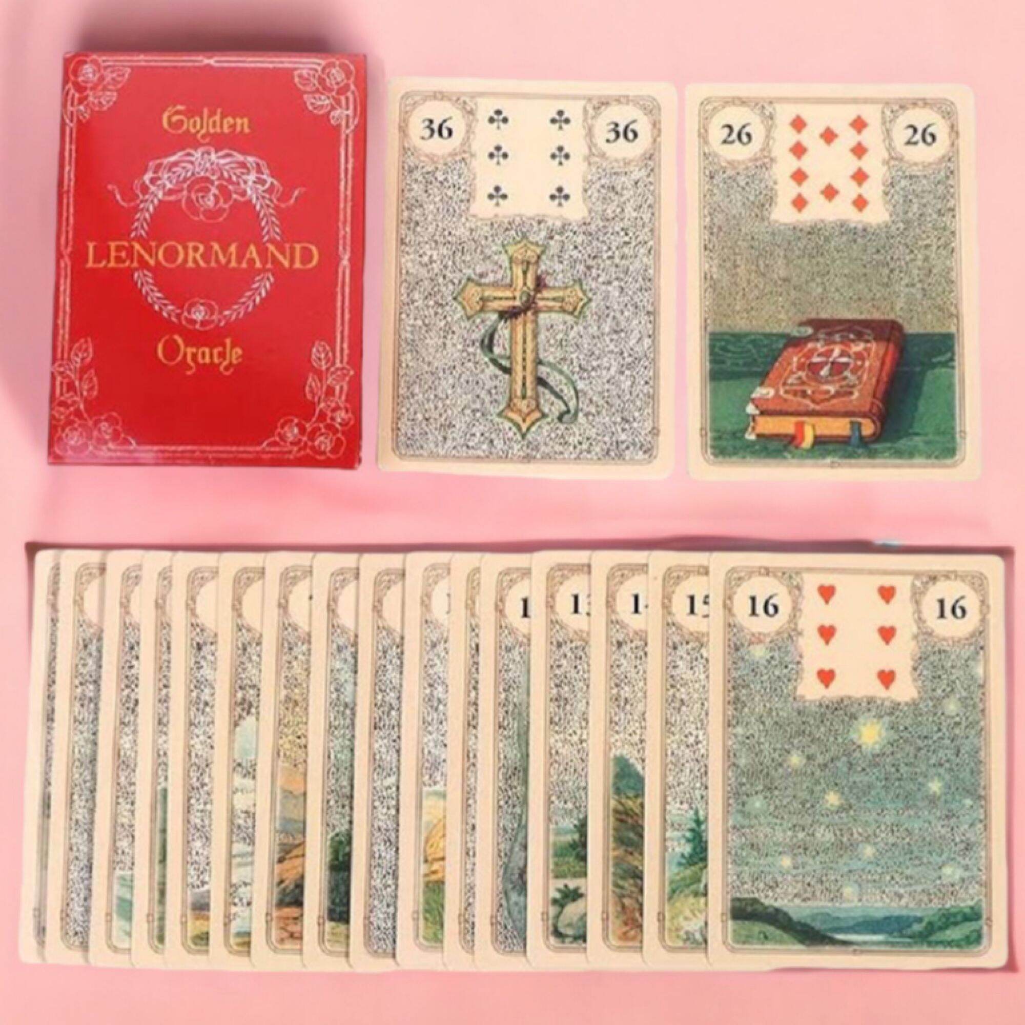 Bộ bài Golden Lenormand 36 lá siêu đẹp