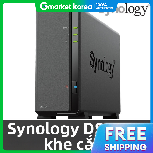 Synology | Synology Ds124 Nas 1-Bay (8Tb) Toshiba Nas Hdd N300 +Official Partner+ +New Product+ +Genuine Giá 14,275,800 Đồng*Miễn phí vận chuyển
