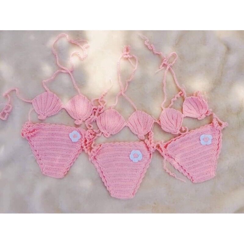 Bikini Handmade đi biển cho bé