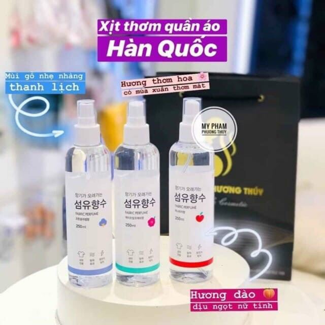 Xịt Thơm Quần Áo Fabric Perfume Hàn Quốc 250ml