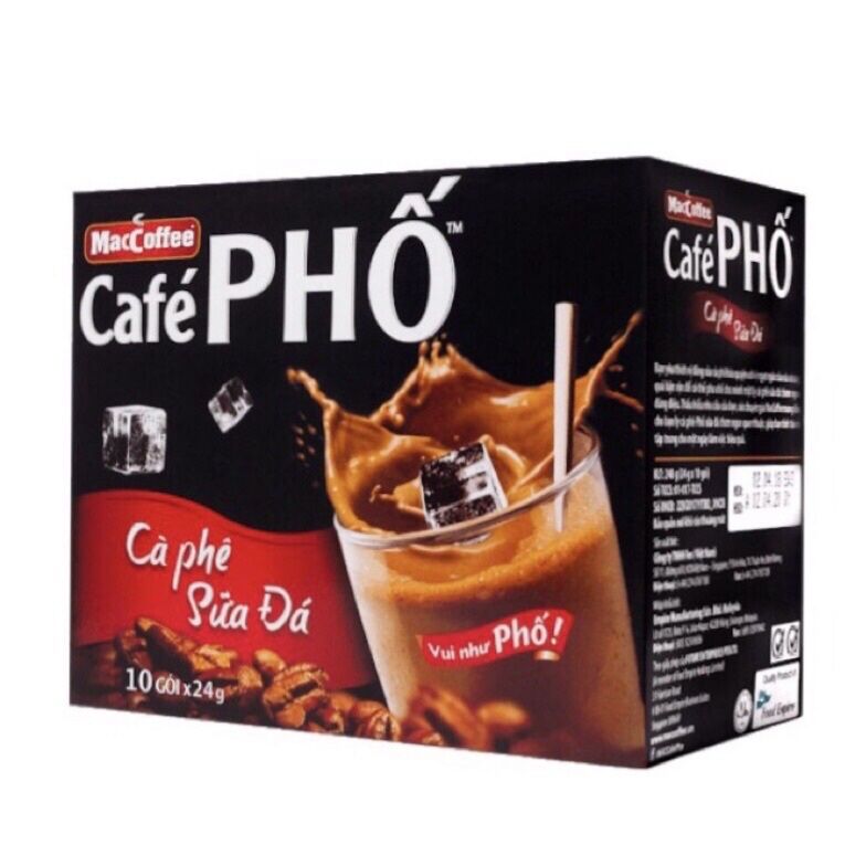 Cafe phố hộp 10× 24gr