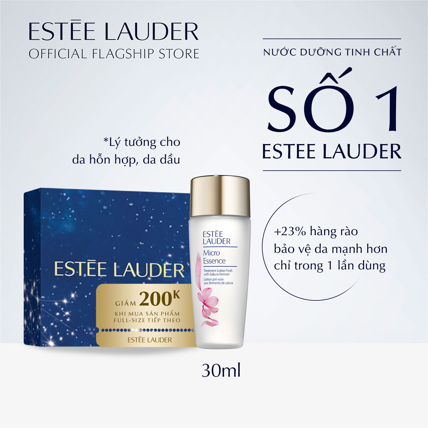 Estee Lauder Micro Essence Treatment Lotion Fresh with Sakura Ferment - Essence Lotion 30ml