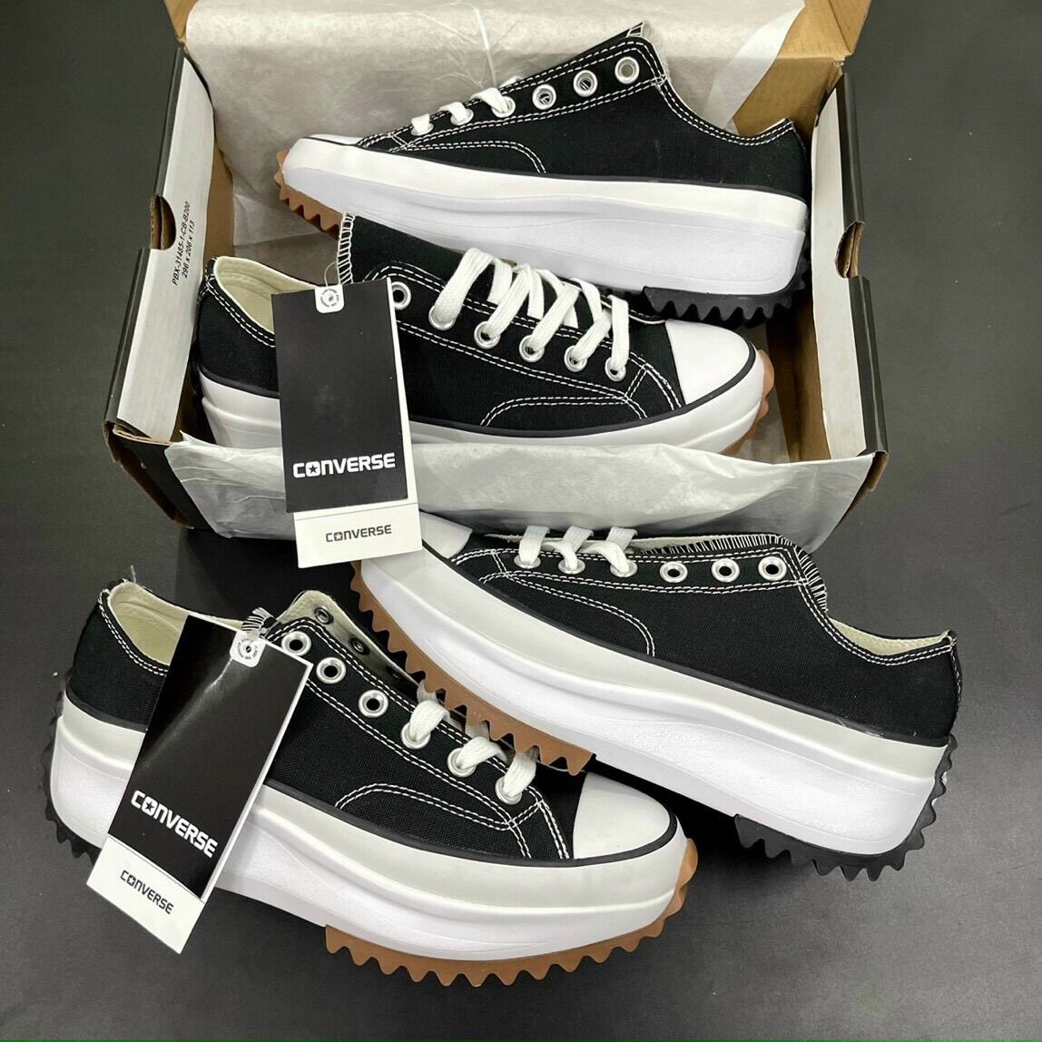 Giày thể thao Converse Run Star đen trắng cao thấp cổ nam nữ
