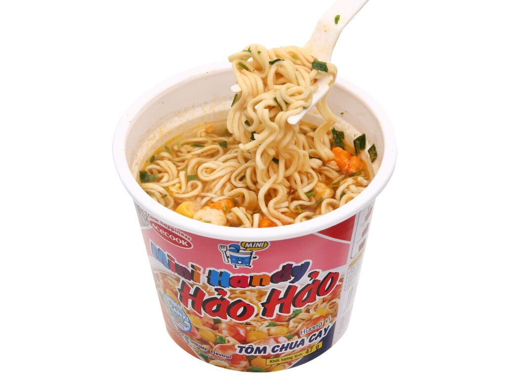 Combo 5 ly Mì Hảo Hảo tôm chua cay 67g