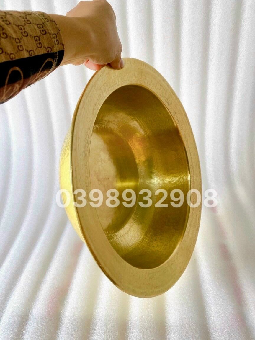 CHẬU ĐỒNG 42 CM CHẤT LIỆU BẰNG ĐỒNG 💯