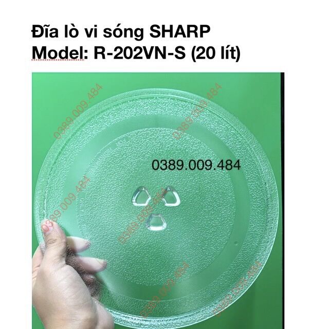 Đĩa quay lò vi sóng sharp r-202vn-s dung tích 20 lít