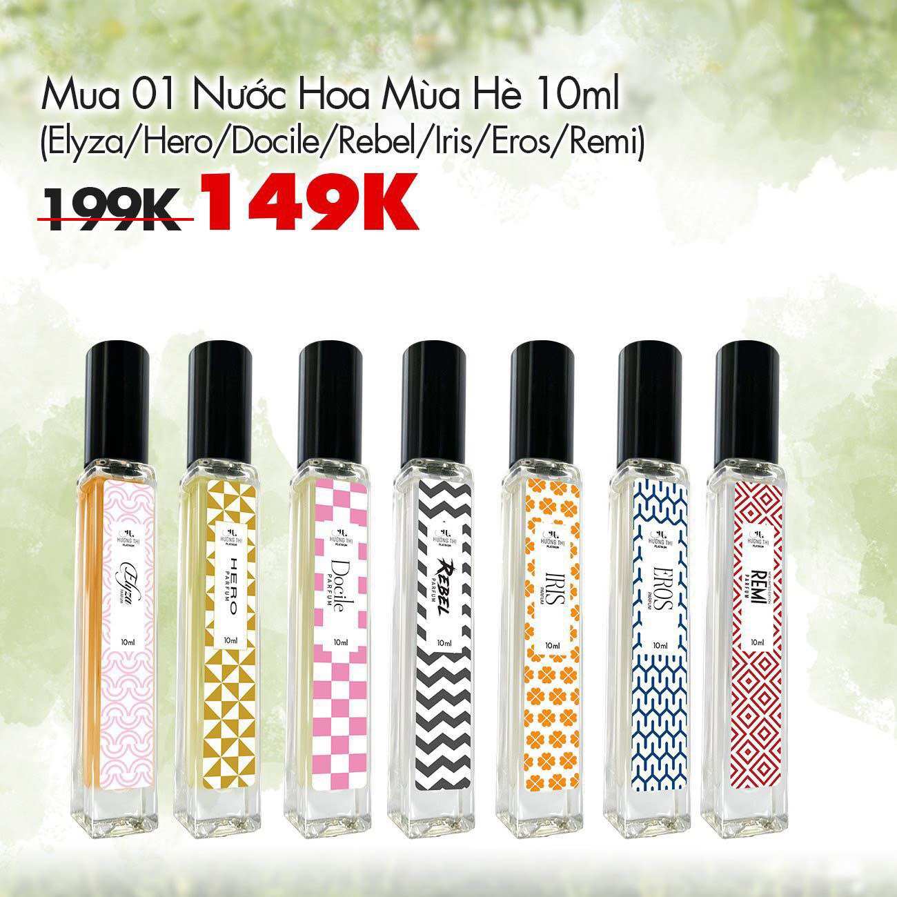Nước hoa nữ IRIS 10ml Hương Thị