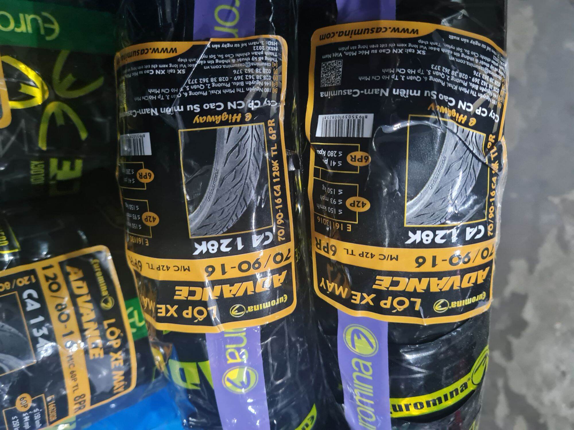 Lốp trước nouvo không ruột euromina 70/90-16
