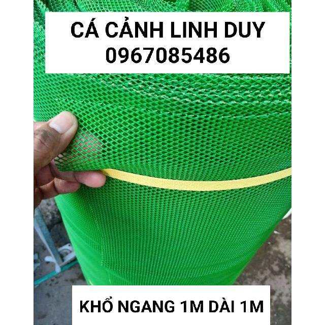 Lưới Làm Lồng đẻ cho cá 4li  ( KHỔ 1M X 1M )