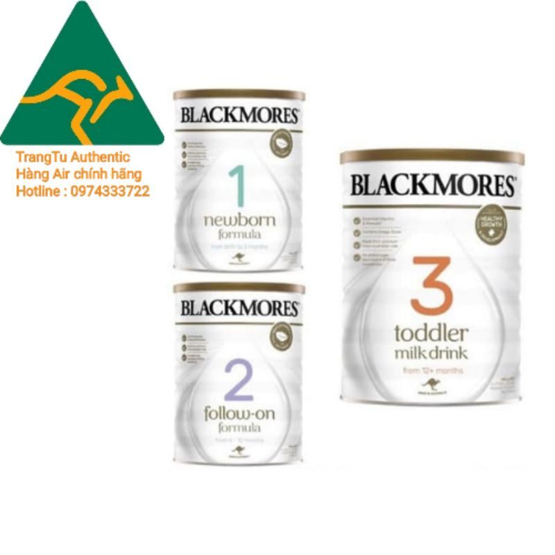 Sữa blackmores úc 900g đủ số 1,2,3 hàng air- date mới nhất