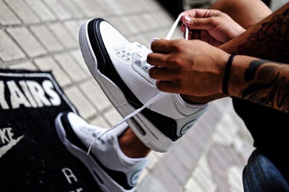 Giầy Jordan 3 trắng đen cao cấp fullbox