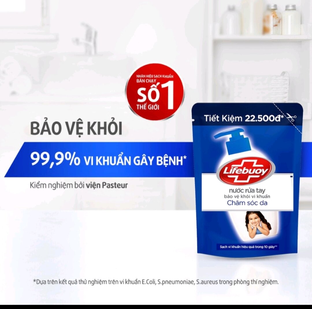 Nước rửa tay lifebuoy túi 450g