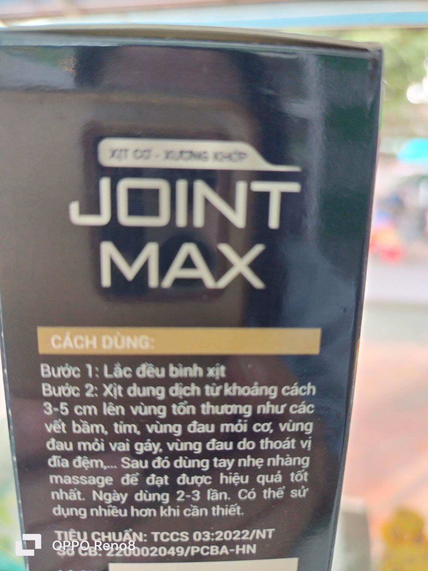 Xịt Cơ- Xương khớp JOINT MAX ( chai 50 ml)