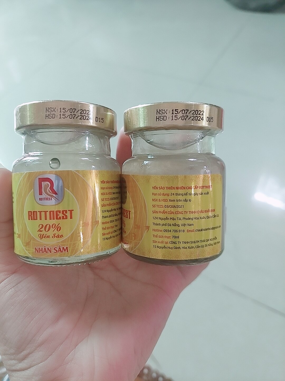YẾN ROTTNEST NHÂN SÂM 20% YẾN NHÂN SÂM