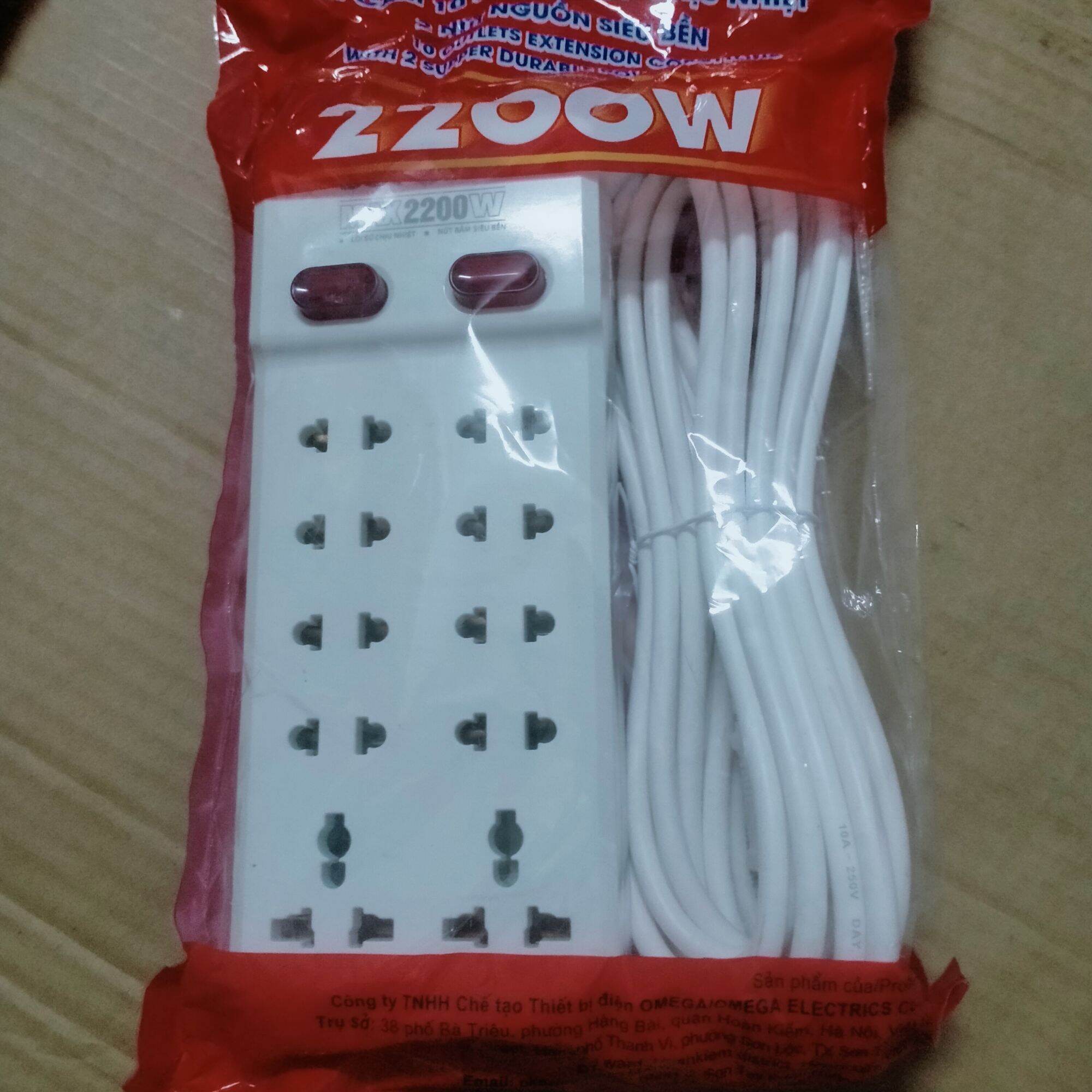 Ổ cắm điện 10 lỗ SOPOKA