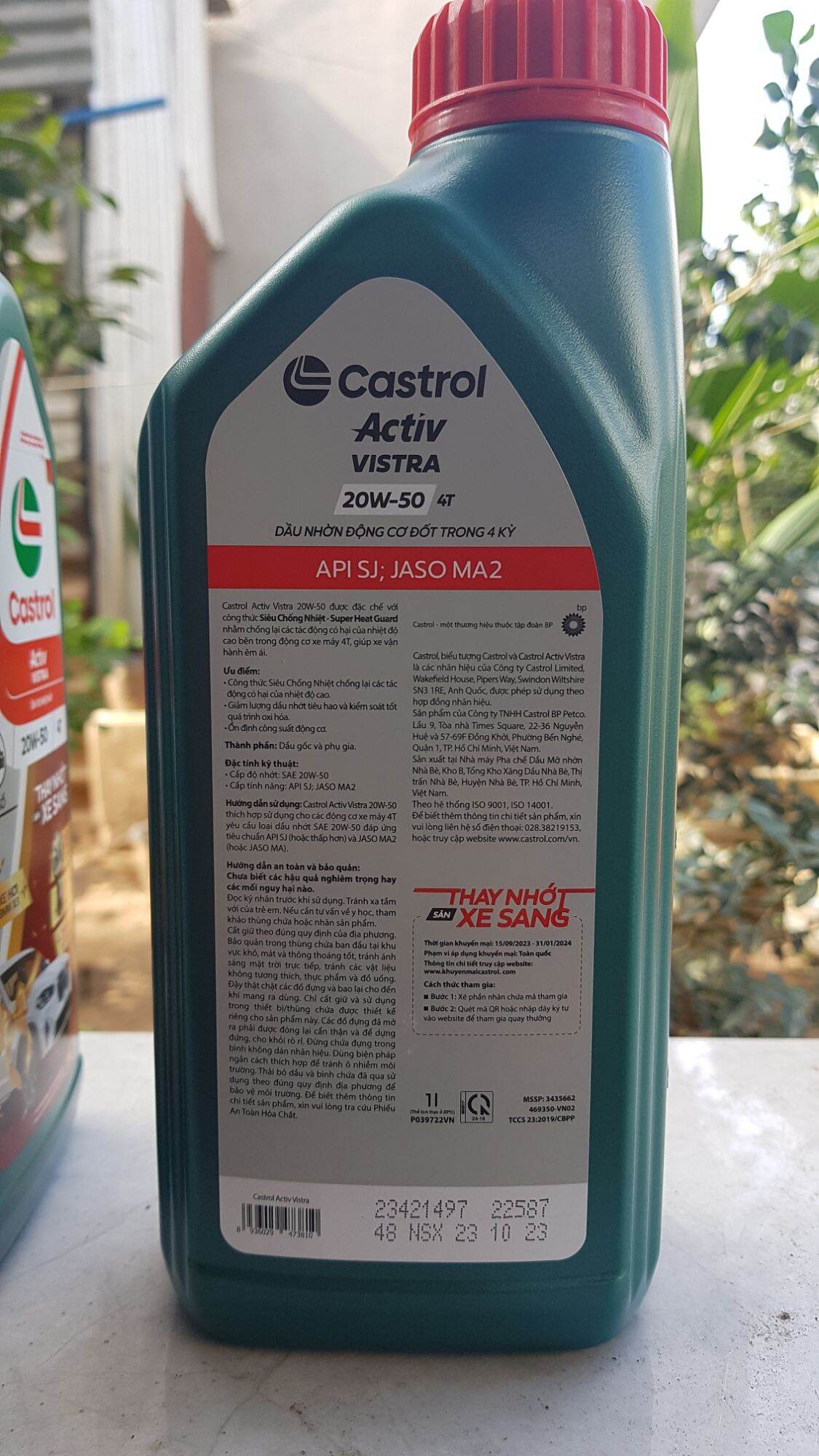 Nhớt CASTROL ACTIV VISTRA 1L